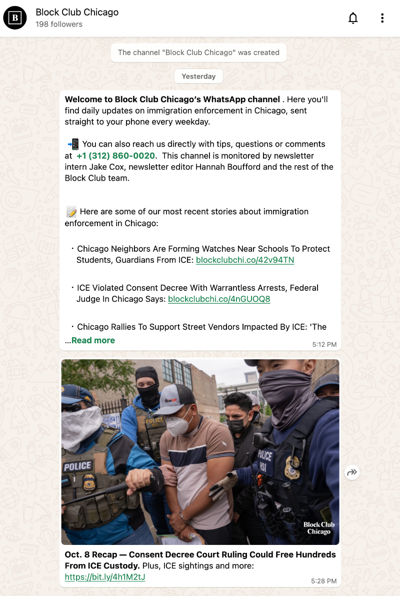 Block Club Chicago's WhatsApp channel.
